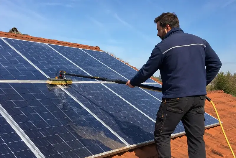 Nettoyage et entretien de panneaux solaires à Chizé